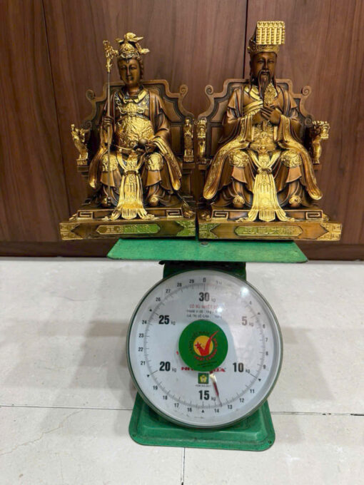 Tượng đồng Ngọc Hoàng Vương mẫu nương nương dát vàng - Ảnh 4