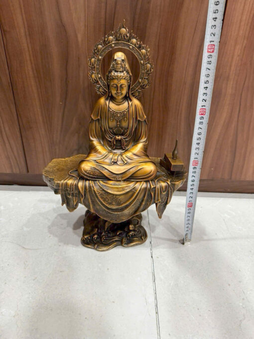 Tượng đồng Quan Âm vi tiếu ( tự tại) - Ảnh 2