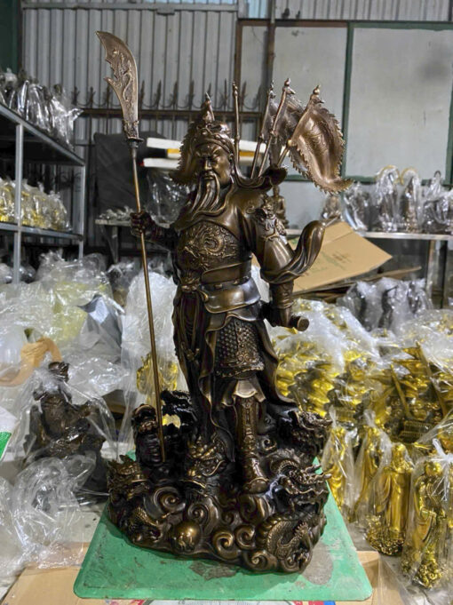 Tượng đồng Quan Công đứng trấn ải ngũ kì - Ảnh 3