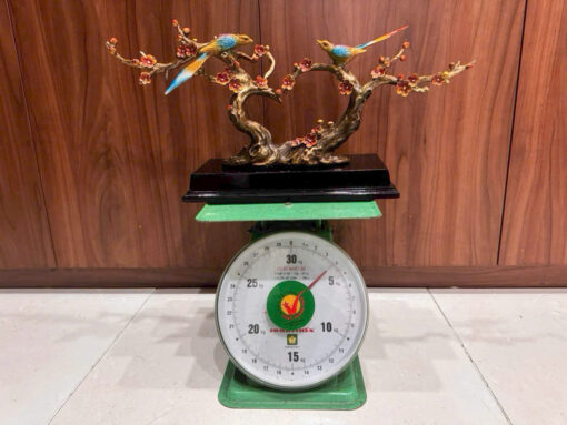 Tượng đồng chim uyên ương vẽ màu - Ảnh 3