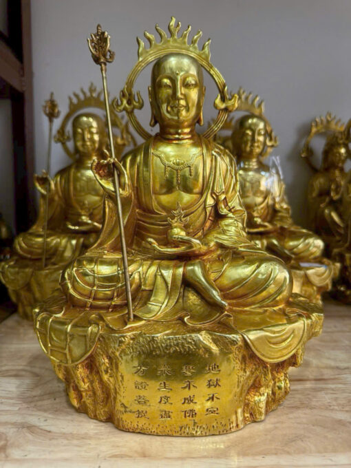 Tượng đồng đia tạng 30cm