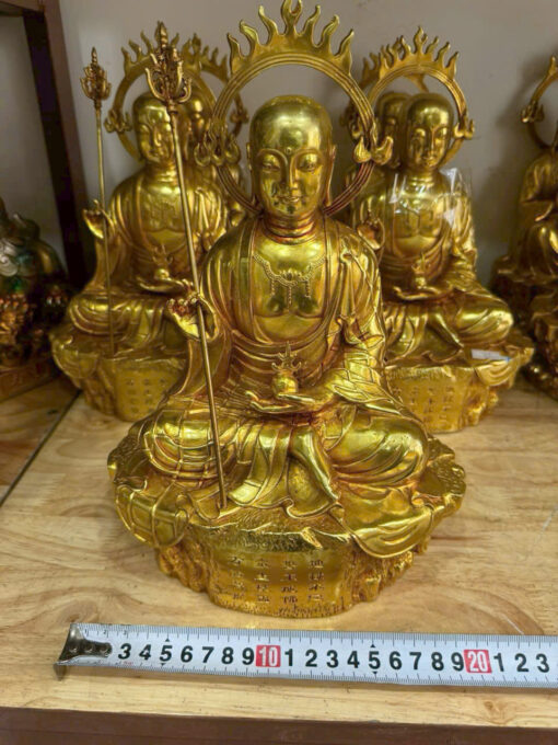 Tượng đồng đia tạng 30cm - Ảnh 5