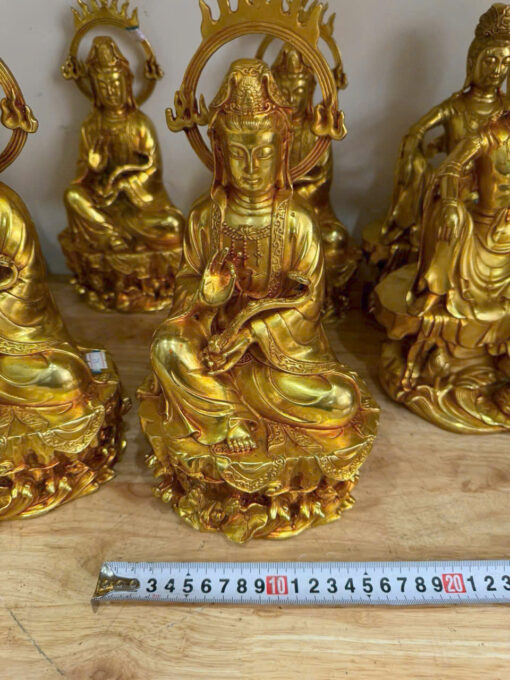 Tượng đồng quan âm như ý 30cm - Ảnh 4