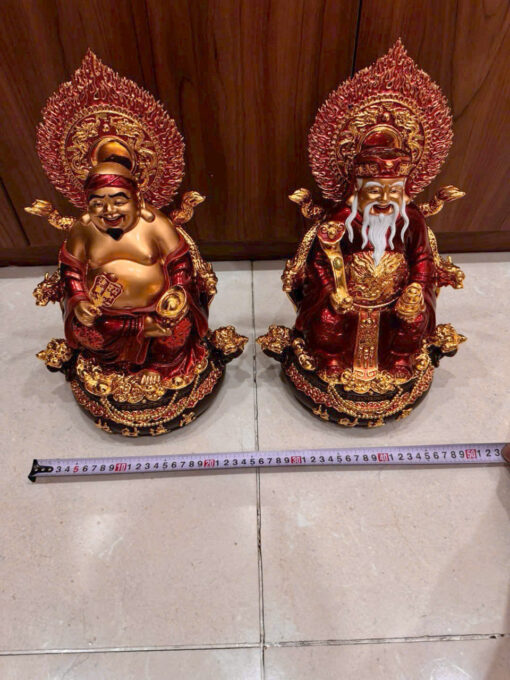 Tượng đồng tài lá đề địa vẽ thủ công - Ảnh 2