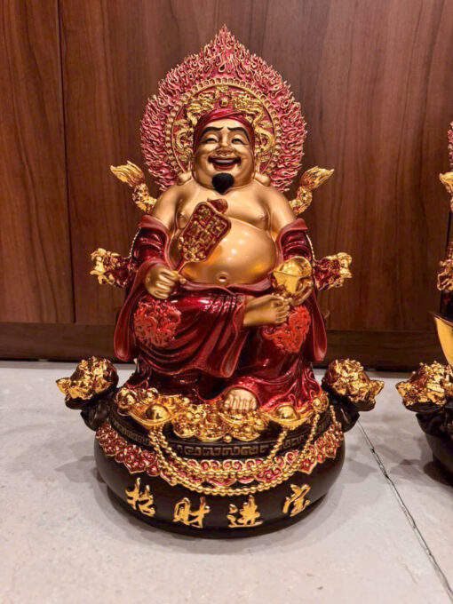 Tượng đồng tài lá đề địa vẽ thủ công - Ảnh 4
