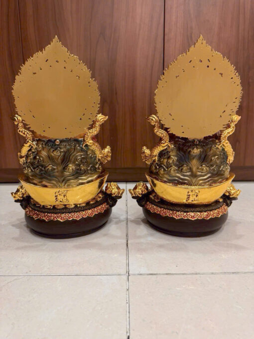 Tượng đồng tài lá đề địa vẽ thủ công - Ảnh 7