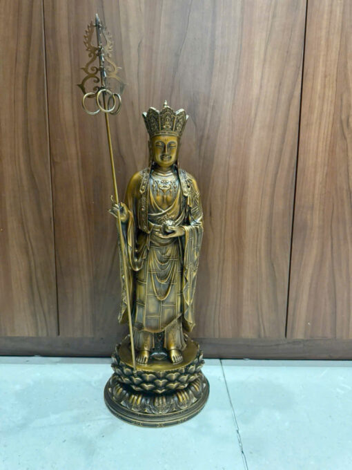Tượng đồng Địa Tạng đứng 50cm - Ảnh 8