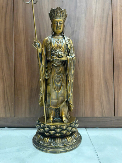 Tượng đồng Địa Tạng đế thính