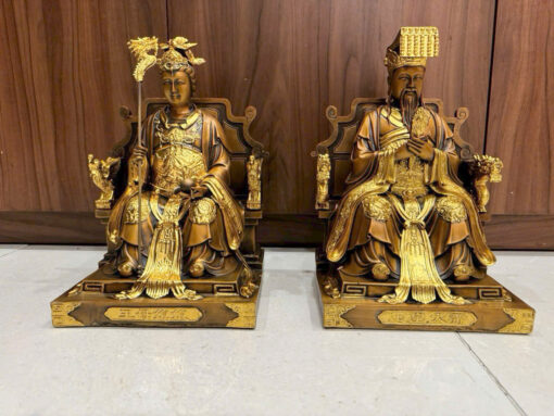 Tượng đồng Ngọc Hoàng Vương mẫu nương nương dát vàng