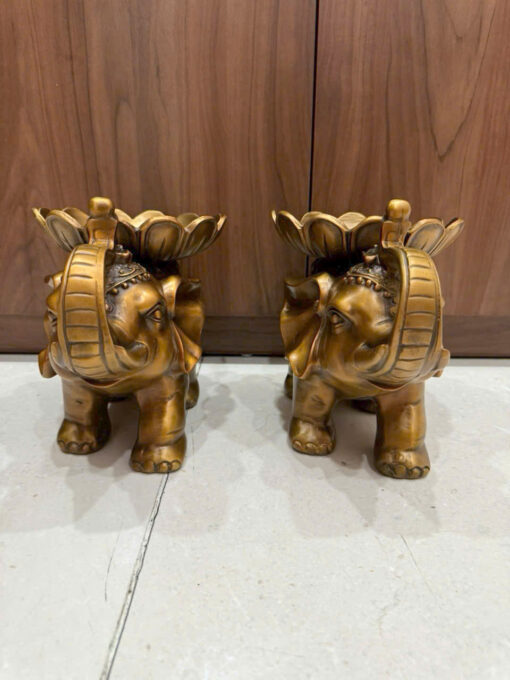 Dĩa đồng hình voi trưng trái cây - Ảnh 4