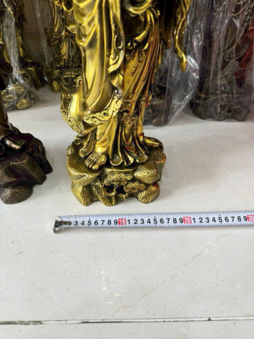 Tượng đồng đạt ma sư tổ đứng cao 50cm - Ảnh 6