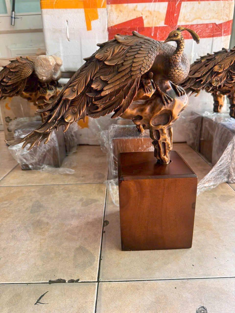 Tượng chim đồng hỉ tước - Ảnh 6