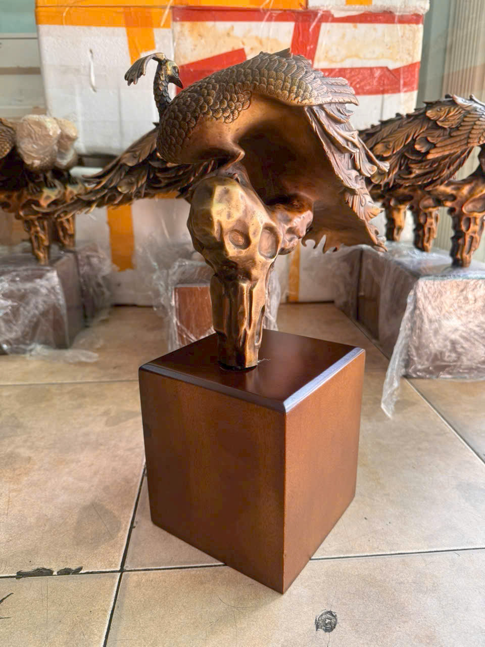 Tượng chim đồng hỉ tước - Ảnh 3