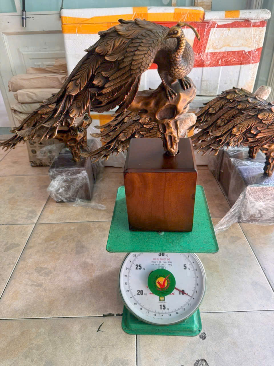 Tượng chim đồng hỉ tước - Ảnh 2