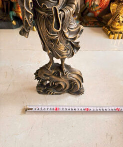 Tượng đồng đạt ma sư tổ đứng 50cm