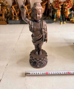 Tượng đồng phật đảng sanh cao 30cm