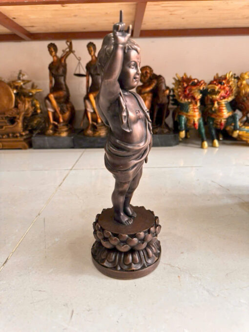 Tượng đồng phật đảng sanh cao 30cm - Ảnh 6