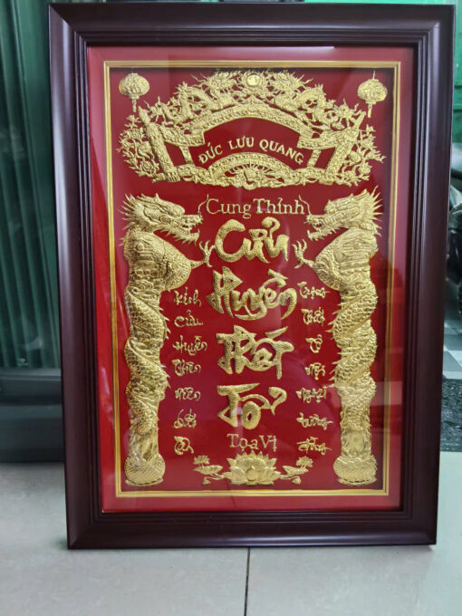 bài vị dát vàng