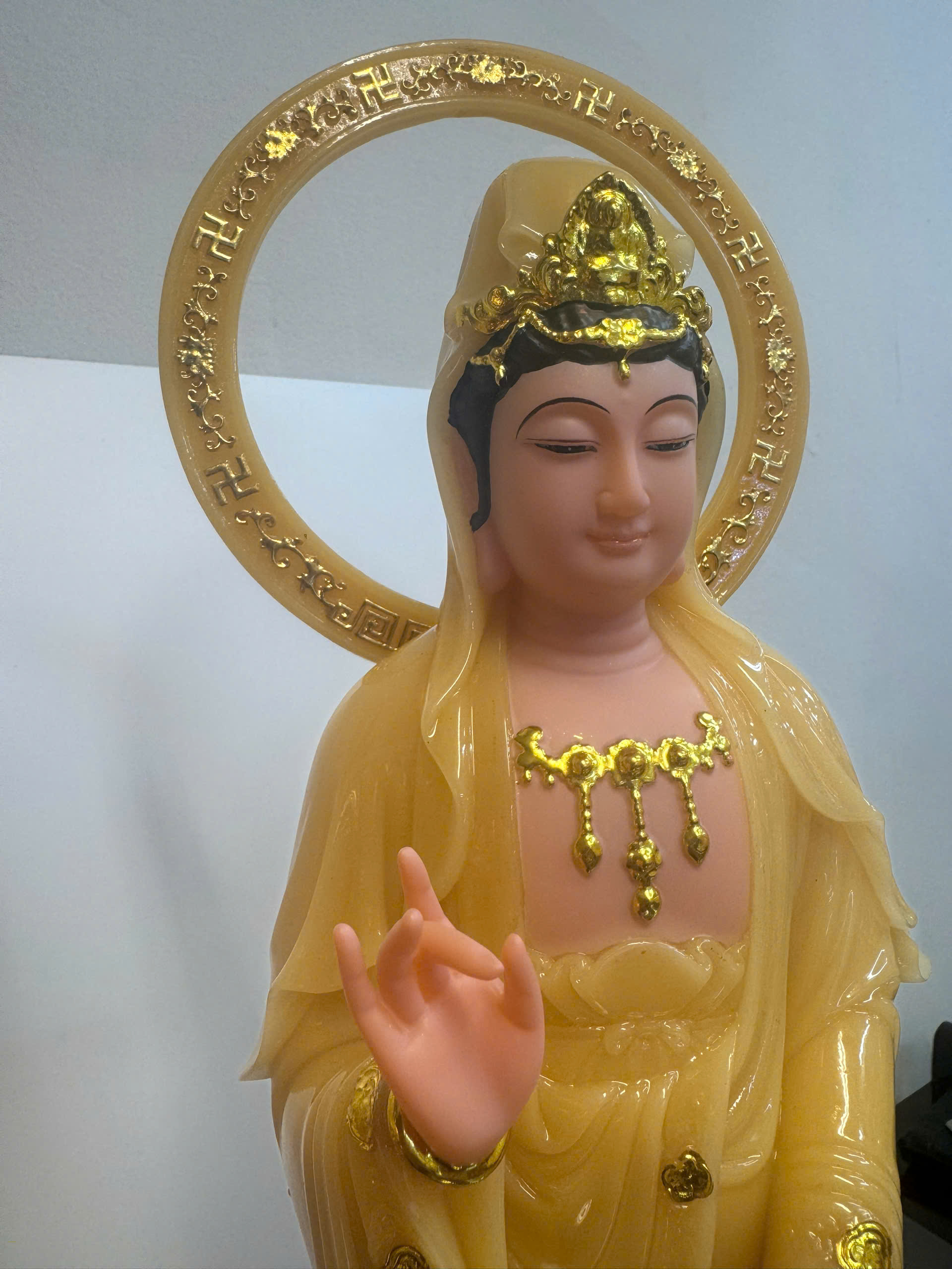 Tây Phương Tam Thánh Đứng Thạch Anh - Ảnh 14