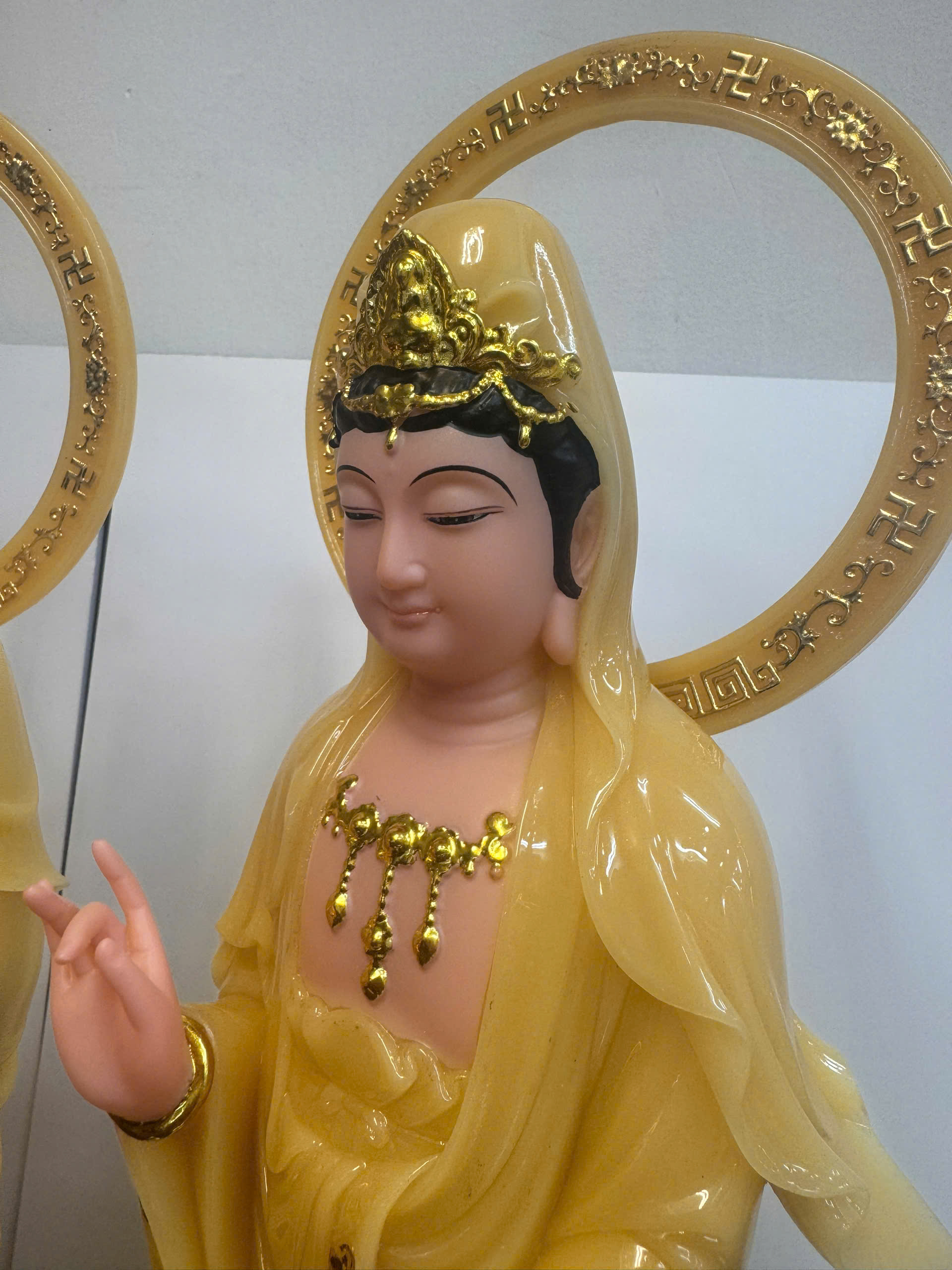 Tây Phương Tam Thánh Đứng Thạch Anh - Ảnh 13