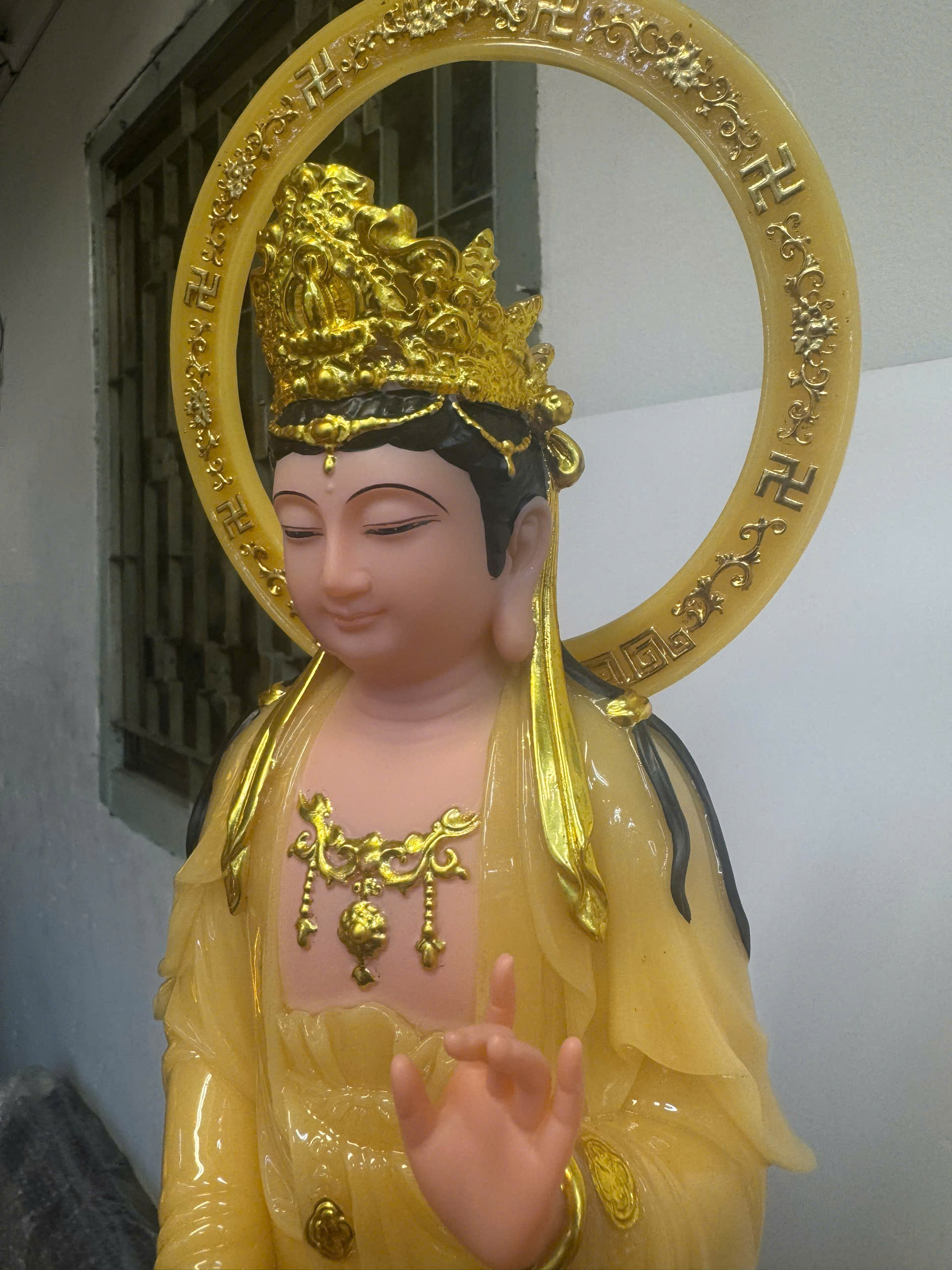Tây Phương Tam Thánh Đứng Thạch Anh - Ảnh 7