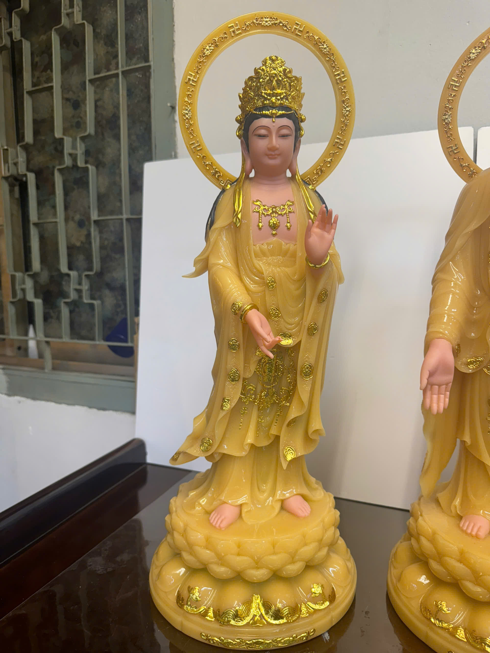 Tây Phương Tam Thánh Đứng Thạch Anh - Ảnh 6
