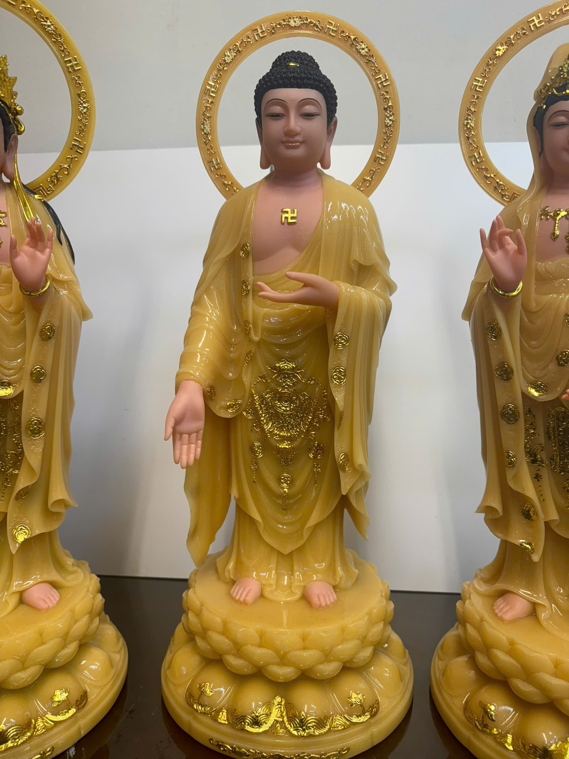Tây Phương Tam Thánh Đứng Thạch Anh - Ảnh 5